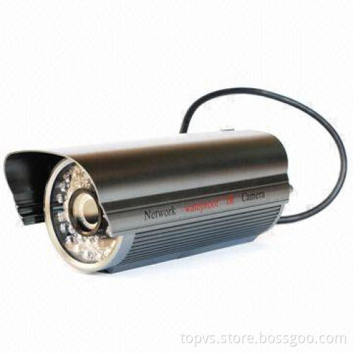 Water-resistant Bullet Outdoor LED Network Camera